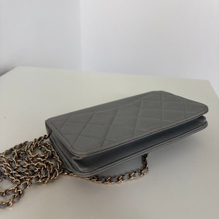 Sac Chanel Wallet on chain Gris argent