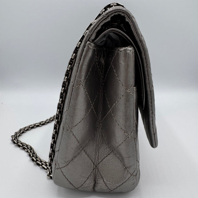 Sac 2.55 Chanel Grand Argent