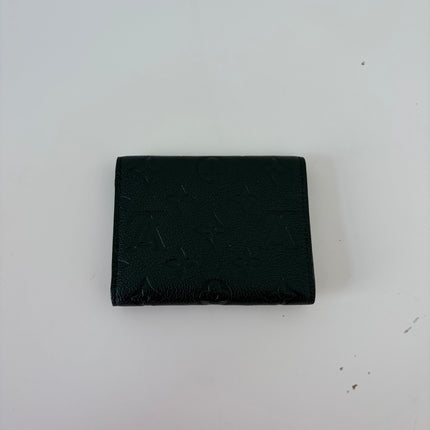 Portefeuille Louis Vuitton Victorine Cuir Empreinte Noir