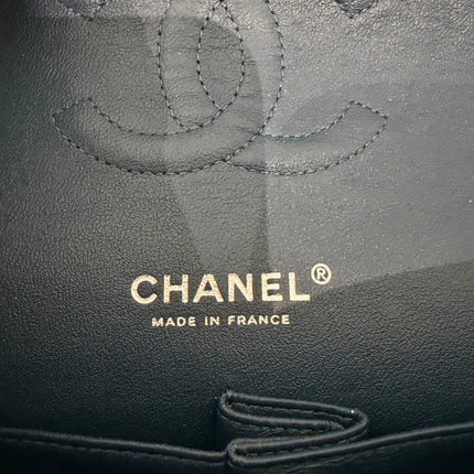 Sac Chanel Timeless 11.12 Cuir Caviar bleu