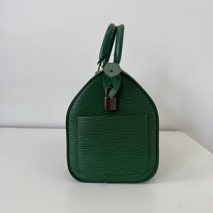 Sac Louis Vuitton Speedy 25 Épi Vert