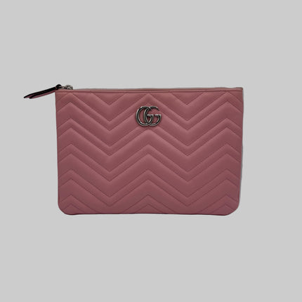 Pochette cuir GG Marmont Gucci