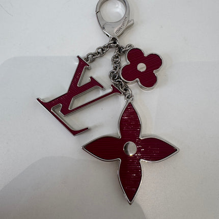 Porte-clés Louis Vuitton Fleur d’Épi Bordeaux