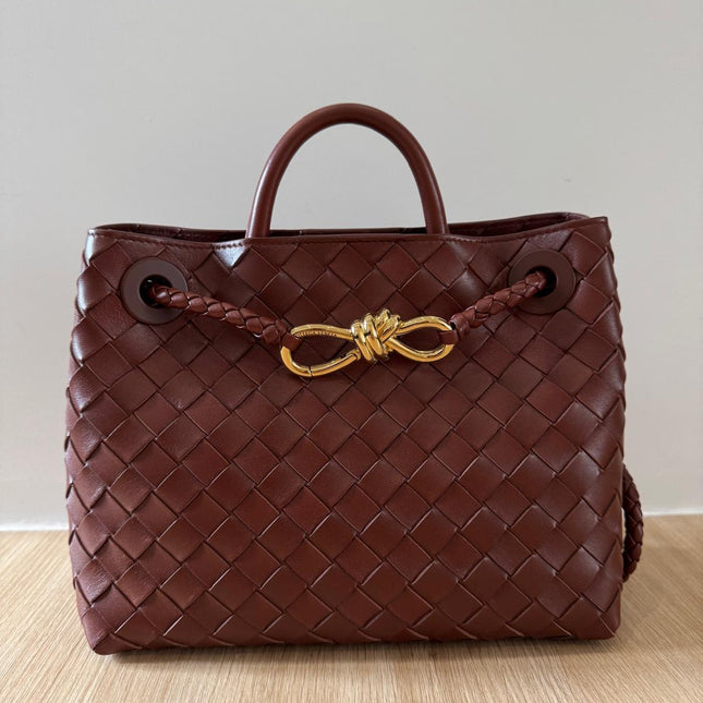 Sac Andiamo Petit Bottega Veneta Marron Sapele