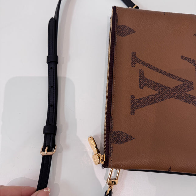 Pochette Louis Vuitton Double zip reverse