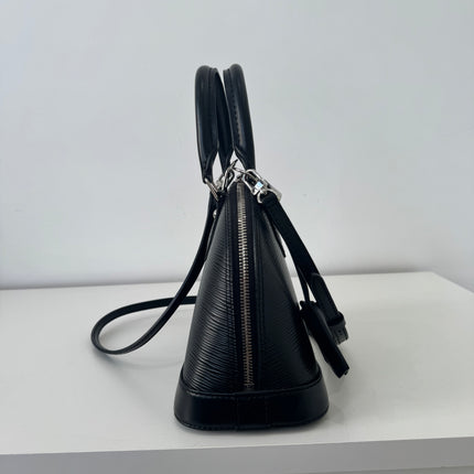 Sac Louis Vuitton BB Alma Cuir Épi Noir