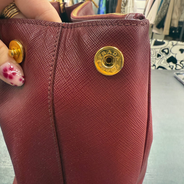 Cabas Prada Galleria GM Rouge