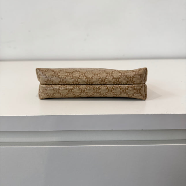 Trousse cosmétique Celine Macadam beige