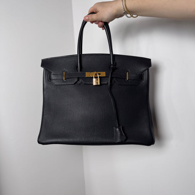 Sac Hermès Birkin 35 Noir
