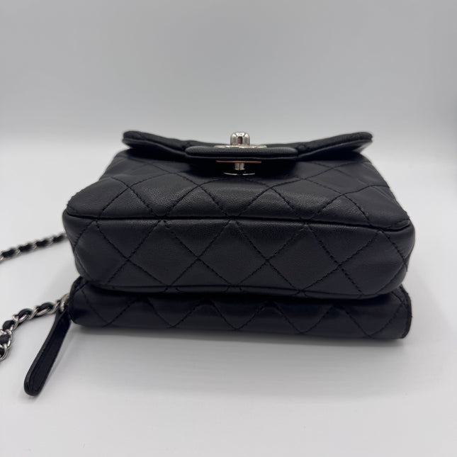Sac Chanel mini double noir