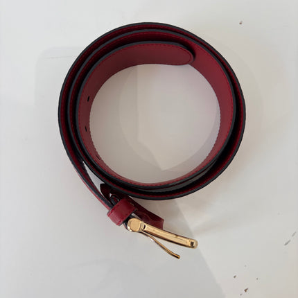 Ceinture Gucci Rouge Éteint T85