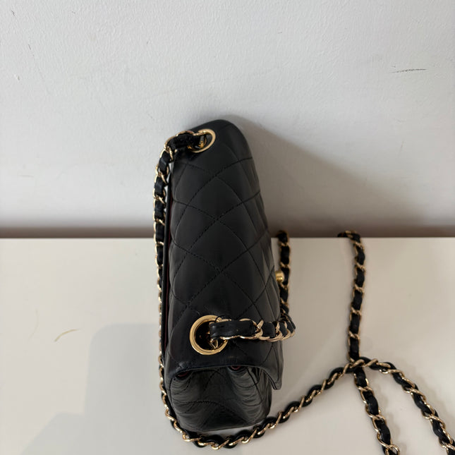 Sac chanel mini square noir