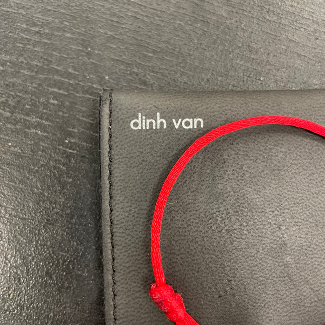 Bracelet Dinh Van Tissu Rouge