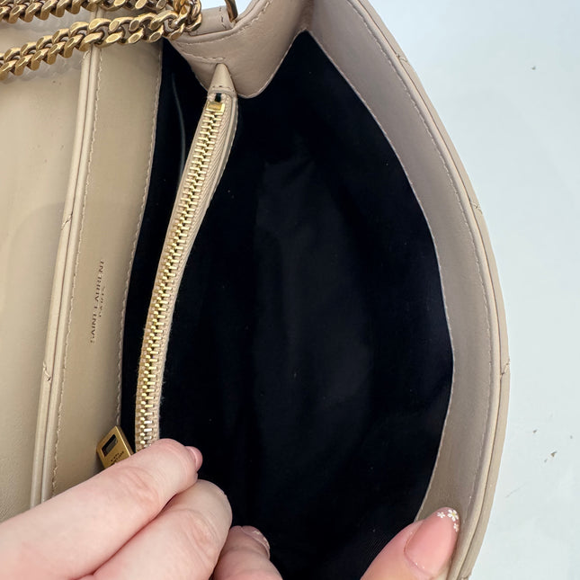 Sac Saint Laurent Loulou Small Beige