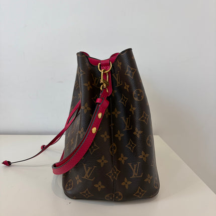 Sac Louis Vuitton Neo Noé Monogram Fushia MM