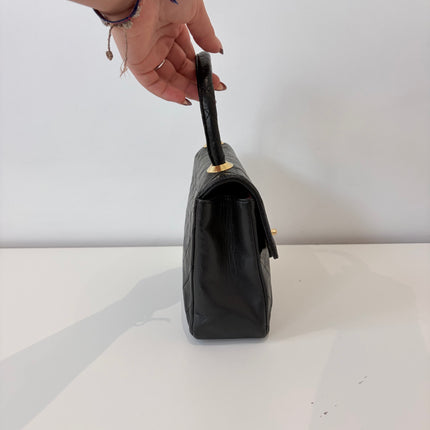 Sac Chanel Top Handle vintage noir