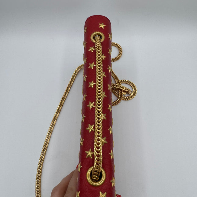 Sac Betty Chain Saint Laurent Rouge Étoiles
