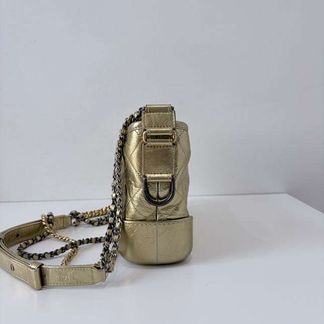 Sac Chanel mini Gabrielle Doré