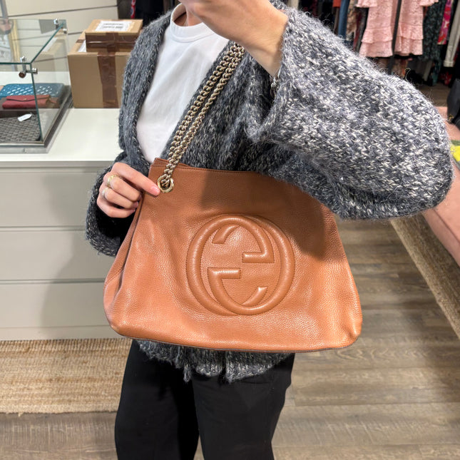 Sac Cabas Hobo Gucci Camel