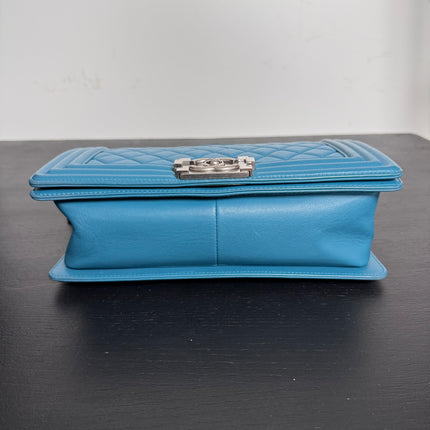 Sac Chanel Boy Medium Bleu