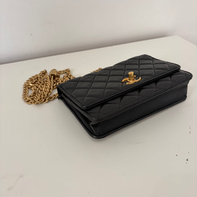 Sac Chanel Wallet on Chain Pearl Crush Noir