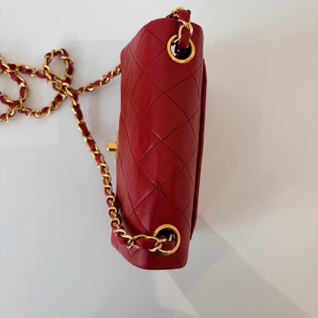 Sac Chanel Timeless Mini Square Rouge