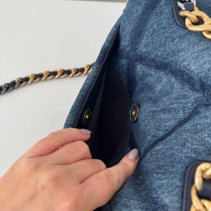 Sac Chanel 19 Small denim