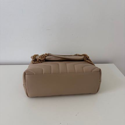 Sac Saint Laurent Loulou Small beige