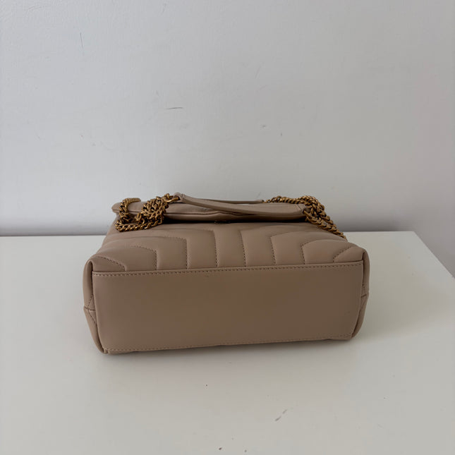 Sac Saint Laurent Loulou Small beige