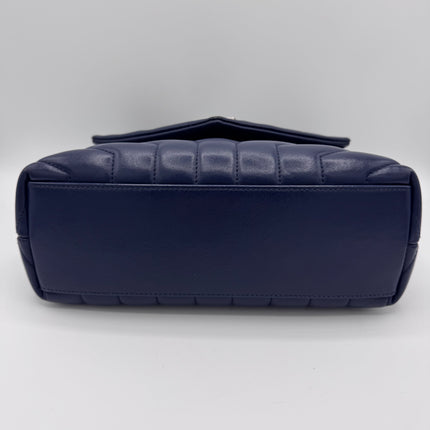 Sac Loulou Small Saint Laurent Bleu Marine