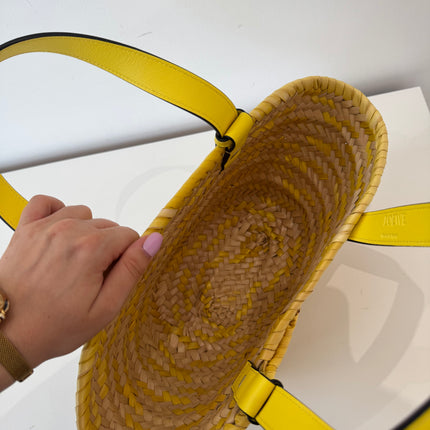 Sac panier Loewe jaune pm