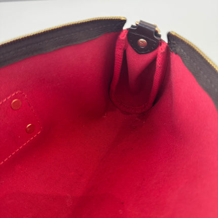 Sac pochette Eva damier ébène