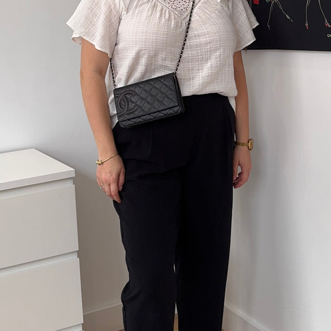 Sac Chanel Wallet On Chain Cambon noir