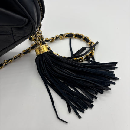 Caméra Chanel vintage bleu nuit