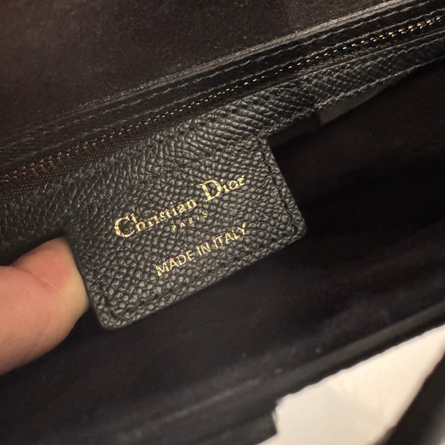 Sac Saddle Dior Moyen Noir Bandoulière
