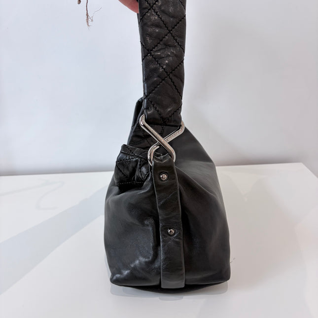 Sac Chanel épaule souple noir fermoir 2.55
