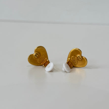 Boucles d’oreilles Chanel vintage cœurs clips
