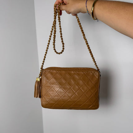 Sac Chanel Caméra Caramel bandoulière
