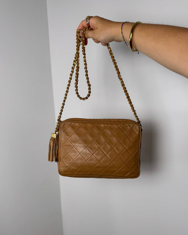 Sac Chanel Caméra Caramel bandoulière