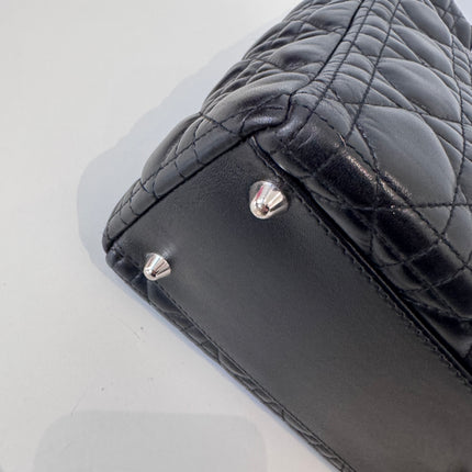 Sac Lady Dior Large bandoulière Noir