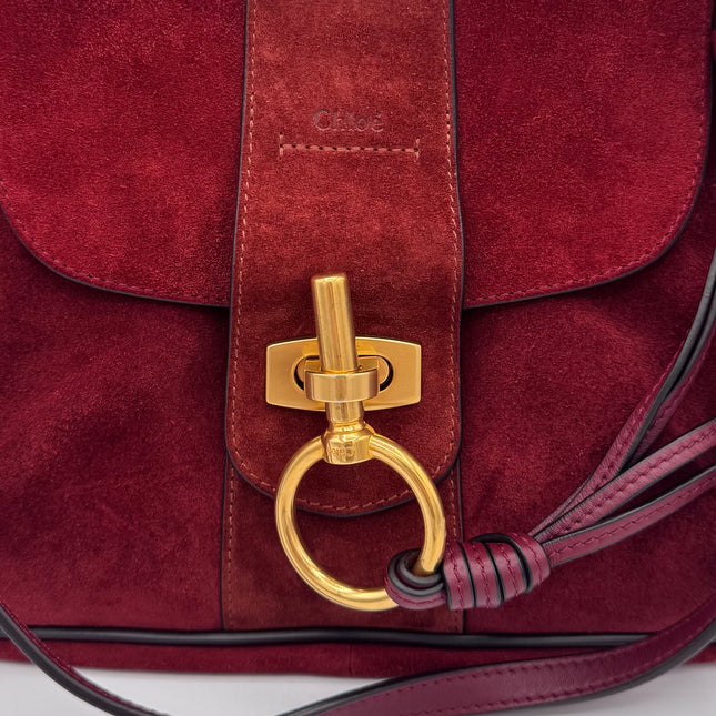 Sac Chloé Lexa bordeaux