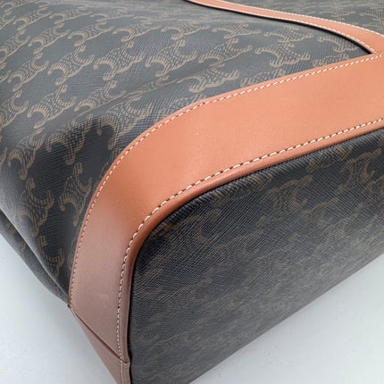 Cabas Celine Moyen Toile Triomphe