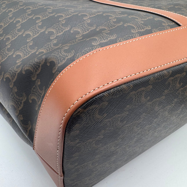 Cabas Celine Moyen Toile Triomphe
