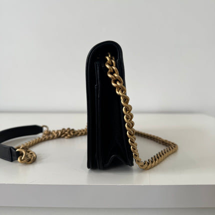 Sac Chanel Wallet on Chain Boy Noir