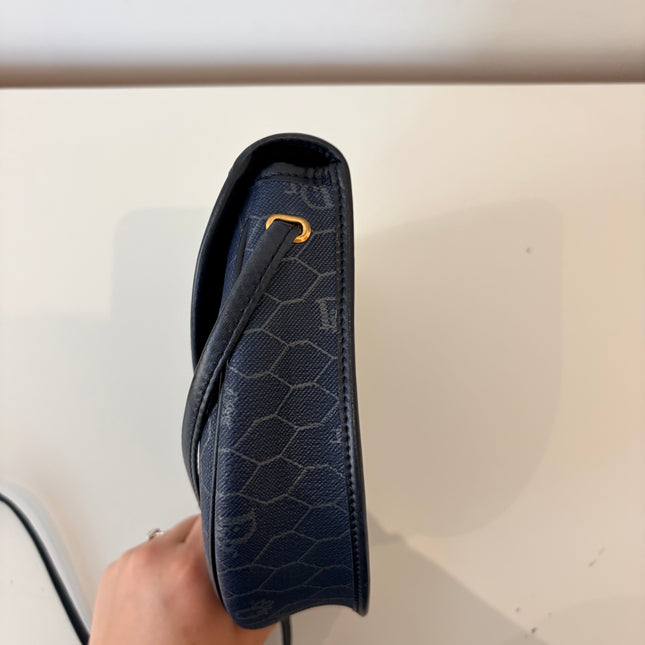 Sac Christian Dior bandoulière toile nid d’abeilles