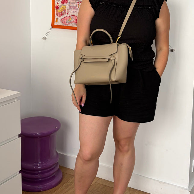 Sac Celine Belt Micro Beige Sable
