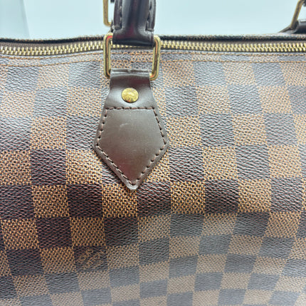 Sac Louis Vuitton Speedy 35 damier ébène