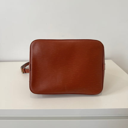 Sac Louis Vuitton Noé PM Cuir Épi Cognac