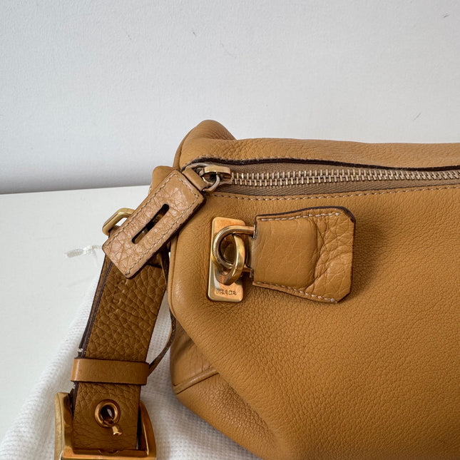 Sac baguette Prada bronze