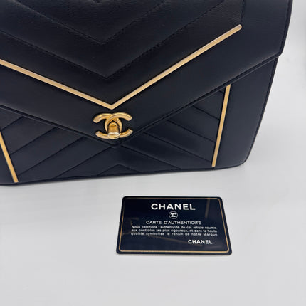 Sac Chanel Chevrons Noir